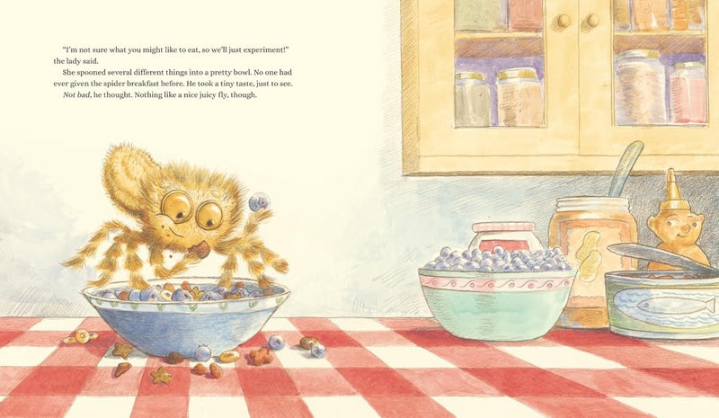 Michelle Knudsen: Luigi, the Spider Who Wanted to be a Kitten, illustrated by Kevin Hawkes