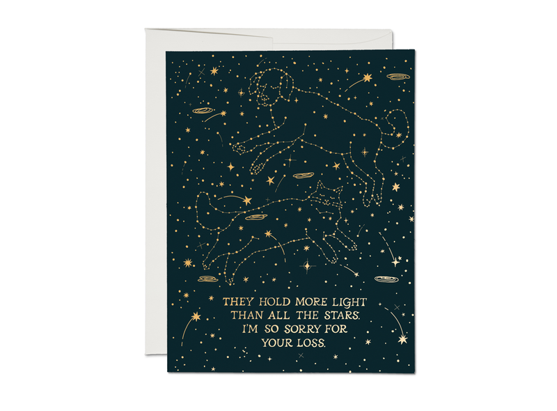 Greeting Card: Krista Perry - Pet Constellation Sympathy