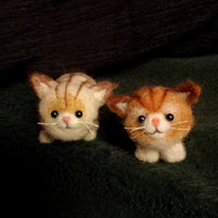 Cat needle felting workshop