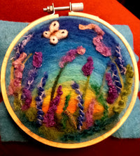 Wildflower needle felting workshop