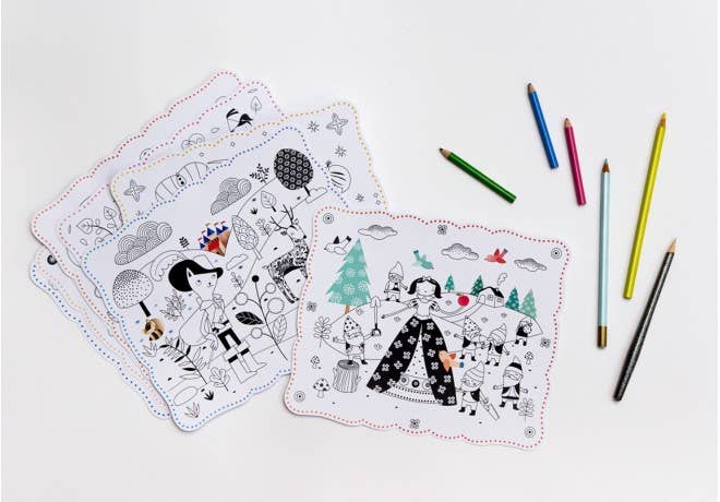 Colouring Kit: Mini Fairytale Scenes