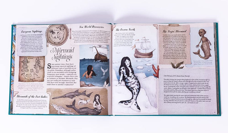 A Natural History of Mermaids by Emily Hawkins, illustrated by Jessica Roux