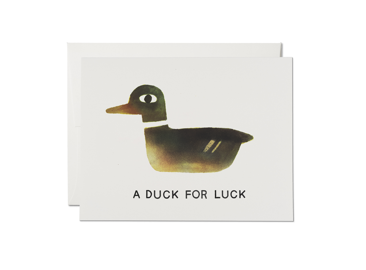Greeting Card: Jon Klassen - A Duck for Luck