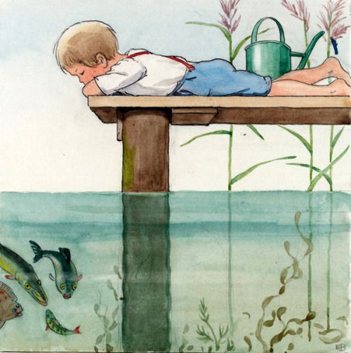 Elsa Beskow: The Curious Fish